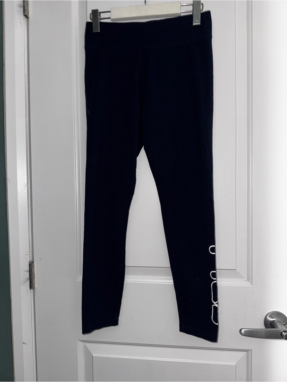 Fila Navy Athletic Leggings with Logo Waist Tag